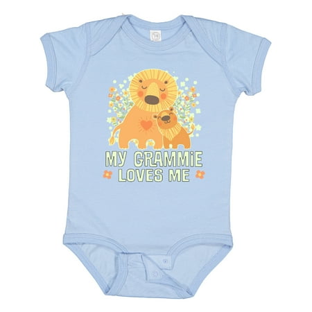 

Inktastic Grammie Loves Me Gift Baby Boy or Baby Girl Bodysuit