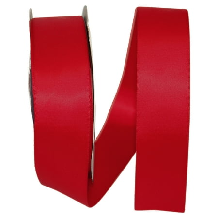 UPC: 0604947224187 | JAM Paper Satin Double Face Scarlet Polyester Ribbon  1800  x 1.5