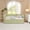 Green, variant on Noble House Wesley Twin Size Waved Daybed, Cozy Gingham Linen Sofa Bed with Twin Trundle and Charging Port, Navy Blue