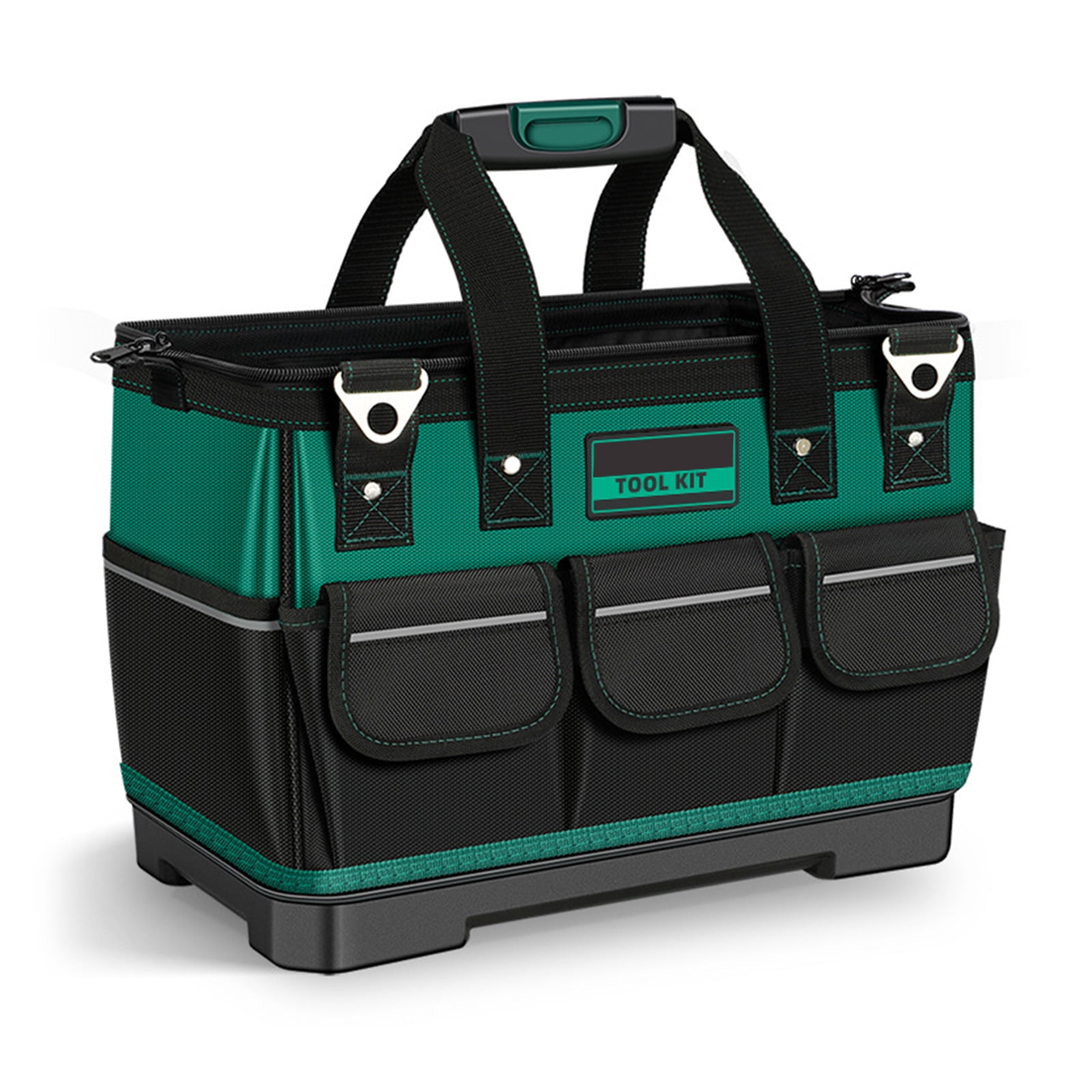 RUISINERY 16/18/20/23in Wide Mouth Tool Bag with Bottom Large Capacity Tool Storage Bag Waterproof Organizers Bag
