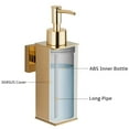 thumbnail image 5 of Dispensador de jabón de acero inoxidable 304 para montaje en pared, dispensador de líquido y jabón para cocina y baño, 5 of 5