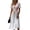 Pink, variant on Minjewel Ladies Floral Casual Fashionable Short Sleeve V-Neck Dress for Spring Summer Women's Daily Casual Wear,Dark Gray,L