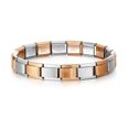 thumbnail image 1 of 9mm Width Italian Charm Bracelet Fashion Stainless Steel Bangle Elastic Link Chain High Quality Factory DIY, 1 of 5