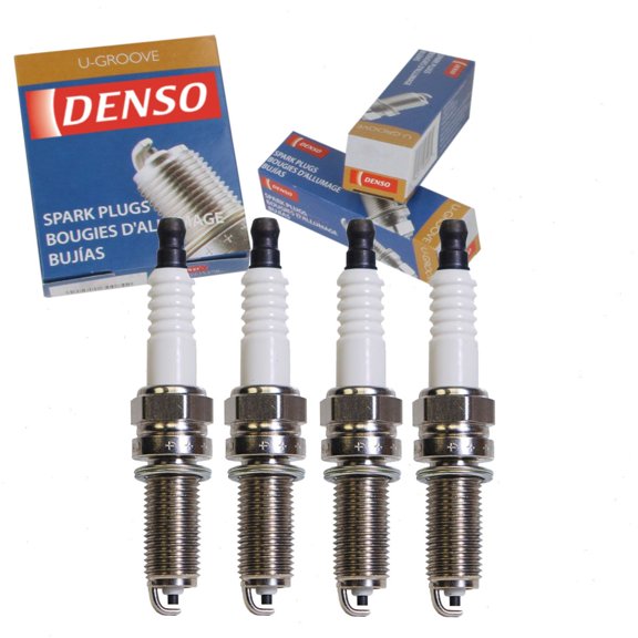 4 pc DENSO Standard U-Groove Spark Plugs compatible with Hyundai Elantra 1.8L 2.0L L4 2015-2017