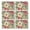 Vibrant Pioneer Flower, variant on Pink Pioneer Flower Striped Pattern Summer Placemats Table Placemats Set Of 4-Linen Kitchen Washable Placemats Table Mats 11.8"x17.7" Non-Slip Heat Resistant