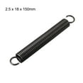 thumbnail image 3 of Uxcell Free Length Spring Steel Tension Spring Small Dual Hook Tension Spring Black 150mm 1 Pcs, 3 of 3