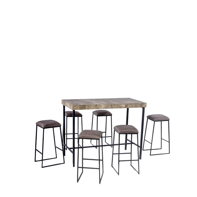 Desayunador 6 Bancos Kessa Muebles Luro