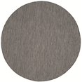 thumbnail image 2 of Safavieh Courtyard Collection Square Area Rug, Black and Beige, 6'7' Square, Indoor, Outdoor, 2 of 4