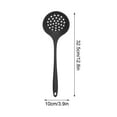 thumbnail image 2 of Rwvbm Slotted Skimmer Spoon with Long Hle Kitchen Strainer,for Frying,Cooking,Noodles,Vegetables,Heat,3 Colors,Easy Storage,12 Inch, 2 of 5