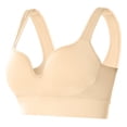 thumbnail image 2 of Kureaily Women Casual Breathable Button Down Top Bra Underwear Without Steel Ring Gathering Bra 01 No Underwire Bra, 2 of 4