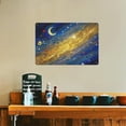 thumbnail image 5 of Retro Galaxy Starry Night Tin Sign – Astronomy-Inspired Metal Wall Art for Bedroom, Living Room, Meditation Space – Gift for Women, Teens, Stargazers 12x16 inch, 5 of 8