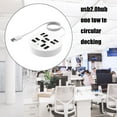 thumbnail image 4 of Yammee 10 Port USB 2.0 Hub Round Charging Adapter Fast Speed Data Transfer USB Docking, 4 of 9
