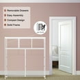 thumbnail image 6 of Bigroof Dresser for Bedroom with 9 Drawers, Clothes Drawer Fabric Closet Organizer, Cloth Dresser with Metal Frame and Wood Tabletop Chest Storage Tower for Closet, Nursery, Living Room, Entryway, 6 of 7