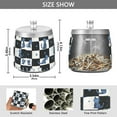 thumbnail image 2 of Yayeee Ashtray with Lid for Cigarette Smokeless Stainless Steel Home Ash Holder, Blue Cat Stars, 2 of 7