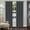 Gray, variant on Shimmer Room Darkening Noise Reducing Thermal Blackout Curtain Set Grey / 52"x108"