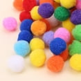 thumbnail image 3 of SUNRI 100Pcs Soft Round Fluffy Craft PomPoms Ball Mixed Color Pom Poms 20mm DIY Crafts DIY, 3 of 6
