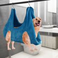 thumbnail image 7 of Forzero Soft Convenient Pet Cat/Dog Grooming Hammock Helper Cat Grooming Thicken Hammocks Restraint Bag Puppy Dog Cat Nail Clip Trimming Bathing Bag There Are 2 S-shaped Hooks In The Package, 7 of 7