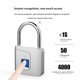 thumbnail image 2 of Smart fingerprint padlock, home student dormitory cabinet anti-theft lock, fitness electronic padlock, 2 of 5
