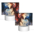 thumbnail image 2 of Hirioo Cloud Red And Blue Dragon for Rectangular Acrylic with Night Light Best Gifts for Lover Girl Mom, Valentine's Day Anniversary Birthday Wedding Present, 2 of 9