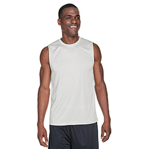Men's Zone Performance Muscle T-Shirt - SPORT SILVER - 2XL