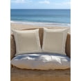 thumbnail image 5 of Outdoor Pillows Waterproof, Boho Floral Tile Bedding Throw Pillows with Insert for Couch Sofa Bed, Vintage Beige Sounthwest Middle Century 18x18 Inch Pillowcases Decorative Patio Pillow Set of 2, 5 of 8