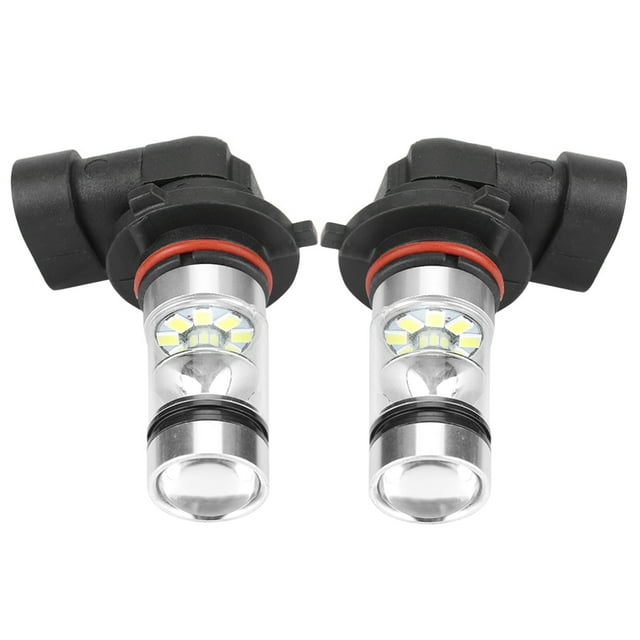 9006/HB4 Fog Driving Light, LED Bulbs, White 2Pcs For DRL Headlights Car Fog Lights