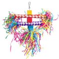 thumbnail image 1 of 5 Piece Set Parrot Toy Chewing Toy Drawing Toy Finger Set Zanthoxylum Bungeanum Wood Paper Silk Woven Tube Toy Set, 1 of 7