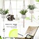 thumbnail image 5 of Advancent Colgador de plantas de macramé hecho a mano, colgador de flores/macetas para decoración de pared Jardín y Patio No.18, 5 of 6