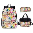 thumbnail image 1 of Juego de mochilas escolares Doraemons para niños con bolsa de almuerzo y bolsa para lápices, 1 of 1