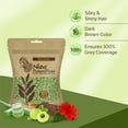 thumbnail image 6 of Nisha Nature Mate Natural Henna Based Hair Color dye, Permanent Hair Dye Color, All Hair Type, Dark Brown, 1.60 oz, 6 of 10