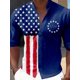 thumbnail image 1 of Nueva camisa abotonada informal de estilo europeo y americano para hombre, de manga larga, para fiestas nocturnas, uso diario, para exteriores, de calle, camisa azul de talla grande 6XL, 1 of 6