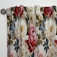 thumbnail image 6 of Designart "Antique Peony Garden In Lovely Pink V" Vintage Traditional Curtain, Floral Single Panel, 6 of 6