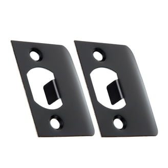 Uxcell D-Type Door Strike Plate – 6-Pack, 2.24