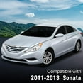 thumbnail image 3 of PIT66 Front Upper Hood Moulding Trim Fit for Hyundai Sonata 2011-2013 Chrome, 3 of 11