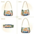 thumbnail image 7 of FORMRS Womens Shoulder Bag with Chain Strap Clutch Purse Cute Tote Handbag, Blue Goldfish Bowl, 7 of 7