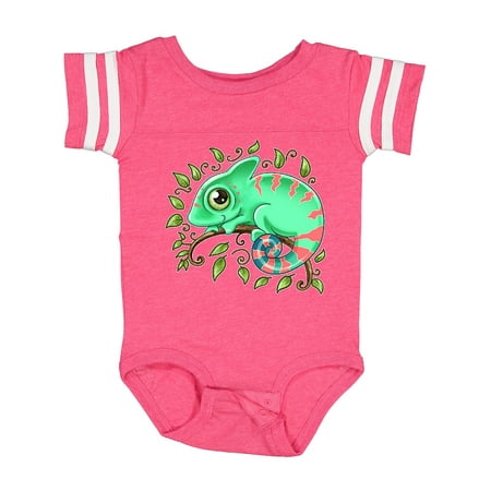 

Inktastic Tiny Cute Chameleon Gift Baby Boy or Baby Girl Bodysuit