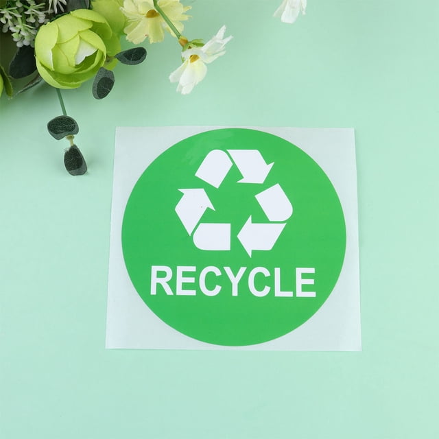 unbranded 12Ud Calcomanías Adhesivas Para De De Basura En Material PVC Negro