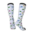thumbnail image 4 of Daiia Sports Socks Sea Turtle Whale Printed Novelty Crew Socks for Men Women Knee High Socks Cotton Socks Soft & Breathable Support Unisex Socks, 4 of 9