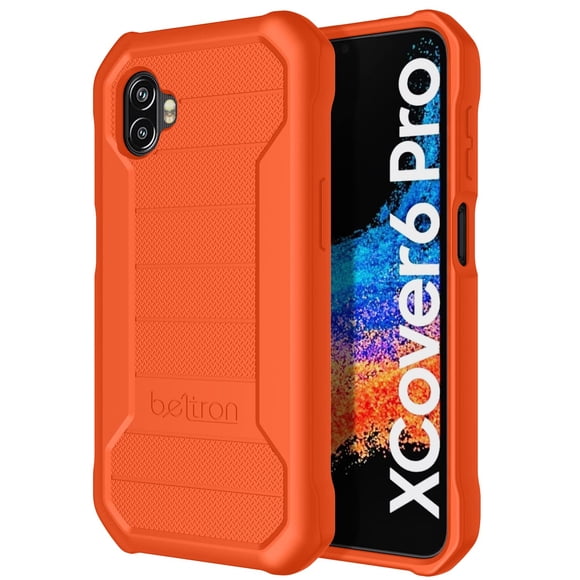 Funda Beltron para Galaxy XCover6 Pro 5G Heavy Armor, naranja