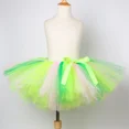 thumbnail image 5 of Tutú para niñas pequeñas, falda de tul esponjosa en capas, ropa de fiesta de carnaval para niñas, disfraz de alas de hada y mariposa, 5 of 5