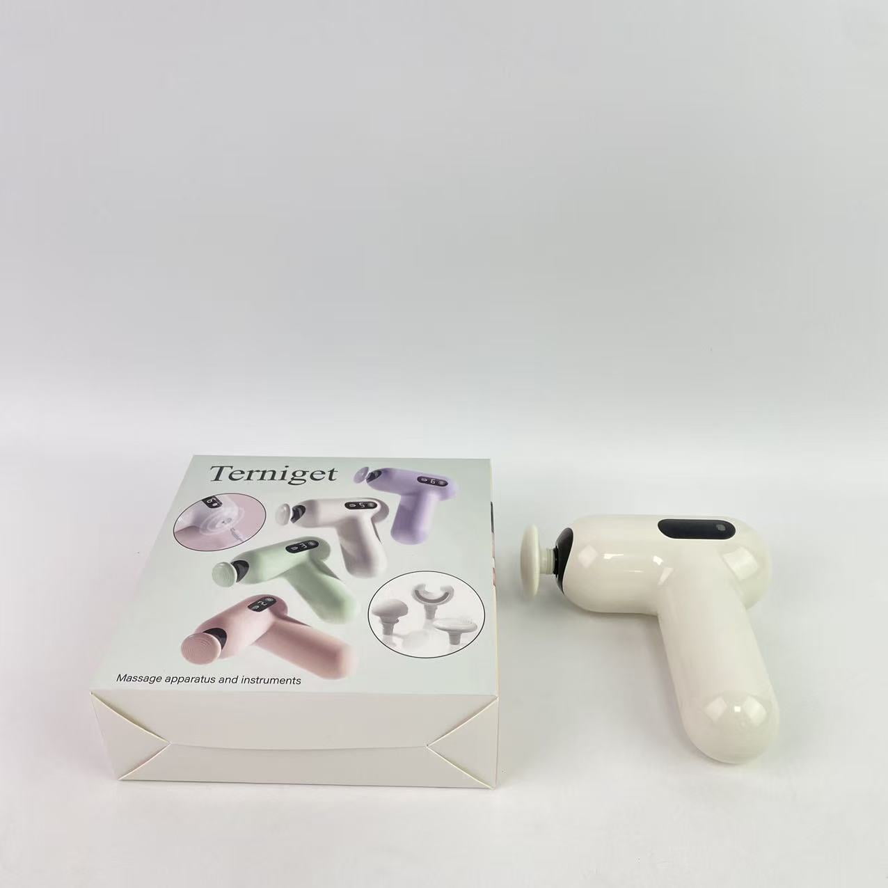 Terniget Massage apparatus and instruments,Massage Gun, Pocket-Sized Deep Tissue Massager Gun, Portable Percussion Muscle Massager Gun, Ultra Small & Quiet Muscle Massage Gun