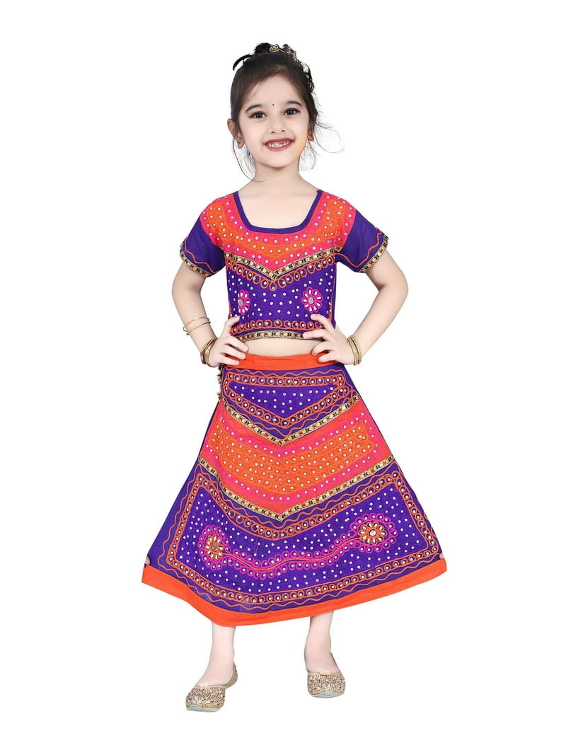 Ahhaaaa Cotton Radha Dress Lehenga Choli Chania Choli Set Baby