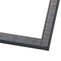 54x14 Frame Blue Kingsley Pewter Solid Wood Picture Frame Width 0.75 Inches |Interior Depth 0.5