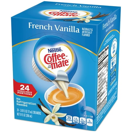 - (3 Pack) COFFEE-MATE French Vanilla Liquid Coffee Creamer 24 ct Box