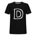 thumbnail image 5 of Wyobums Mens Workout T Shirt Casual Letter Print Crew Tee Running Gym Short Sleeve Blouses Shirts Tops M-3X B-Black, 5 of 5