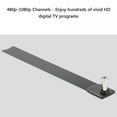 Tebru Digital TV Antenna Key 100+ Free TV Channels TV Digital Indoor