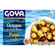 Goya Jumbo Squid Pieces, in Garlic Sauce, Hot, 4 Oz