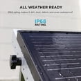 thumbnail image 3 of EF ECOFLOW 2 paneles solares de 100 W 12 V, módulos fotovoltaicos monocristalinos de alta eficiencia, impermeabilización IP68, ideal para vehículos recreativos y tejados marinos, baterías de granja, k, 3 of 5