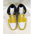 thumbnail image 2 of N I-K-E A i r-Jor-dan 1 Mid White/Vivid Sulfur/B Men's Sneakers-Sz 10.5 NWB BQ6472-170, 2 of 6