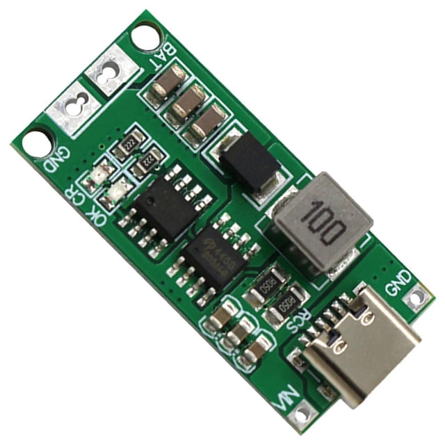 Tipo-C a 8.4V 12.6V 16.8V Mini placa de cargador de batería Multi-Celda (3S 2A) Likrtyny Para estrenar